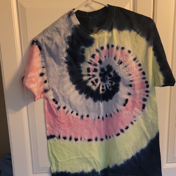 Colorful Tie-Dye Short Sleeve Tee - Picture 1 of 4